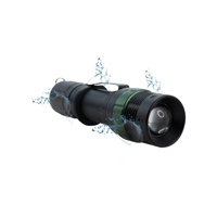 Powerlab - Linterna Led Táctica Zoom 300 Lum.Blanca-Negro