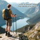 thumbnail image 2 of Bastones de trekking plegables y livianos de aluminio AISUNOUTDOOR, 2 of 8