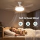 thumbnail image 5 of Luz con ventilador WZZIW 81 cm regulable 3000‑6500 K con control remoto, 5 of 9