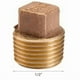 thumbnail image 2 of Tapón Macho Bronce HE 1/2" (Tapa Tornillo), 2 of 2