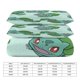 thumbnail image 2 of Bulb_asaur Print Bedding Set Pattern Duvet Cove Set 3 Pieces 1 Quilt Cover And 2 Pillowcases for Women Men Teens, 2 of 5