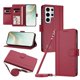 thumbnail image 1 of Funda Tipo Libro para Samsung Galaxy S24 Ultra, Tapa con Imán, Rojo, 1 of 6