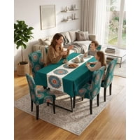 Myl Todo Hogar - Set Comedor 6 Personas Mantel Antimanchas Y Fundas De Silla