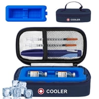Estuche De Viaje Para Enfriador De Viales De Insulina Icimbi Con Bloque De Hielo Reutilizable