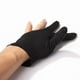 thumbnail image 4 of Guante para jugar Pool, Billar Negro Unisex 3 Dedos, 4 of 4