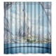 thumbnail image 1 of Cortina de ducha Tomorrowland, juego de cortinas de baño con ganchos, tamaño 66 x 72 pulgadas, 1 of 3