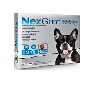 Nexgard De 4,1 A 10 Kilos 3 Comprimidos