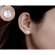 thumbnail image 2 of Aros De Plata 925 Con Cristales Swarovski Para Plateado, 2 of 3
