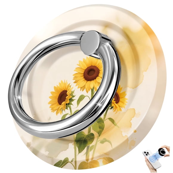 Soporte magnético con forma de anillo de teléfono ZyPopzy Cute para smartphone