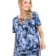 thumbnail image 1 of Top de Manga Corta con Estampado Tie Dye, 1 of 5