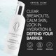 thumbnail image 2 of Gel Limpiador Facial Crystal Clear Calmante 200 ml, 2 of 8