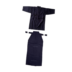 Ioensy - Conjunto De Uniforme De Kendo, Hakama De Kendo, Ninjas Transpirables, Judo, Kimono Japonés, Hakama, 170 Cm, Azul Y Azul