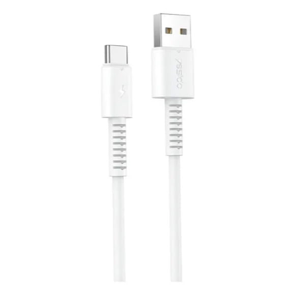 Cable USB a Tipo C 2A 1 Metro Yesido CA120 Blanco