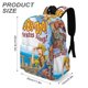 thumbnail image 3 of Scooby-Doo Piratas-theme Backpack, Campus style schoolbag Bookbag with Adjustable Shoulder Straps And Large Zip Compartment, Unisex Travel Bags.42x30x15cm, 3 of 6