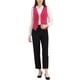 thumbnail image 2 of INSPIRE CHIC Chaleco de Traje de Terciopelo para Mujer Retro Sin Mangas Steampunk Blazer Chaleco Elegante XS Rosa Fucsia, 2 of 6