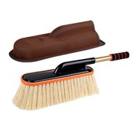 Ioensy - Cepillo Para Coche, Mango Extensible, Suave, Ajustable, Para Camión Automotriz, Color Beige Con Caja