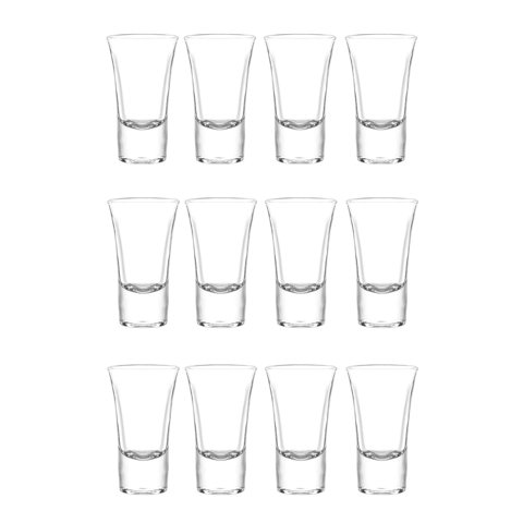Cristar - Set 12 Vasos Licor Lord 54Ml De Vidrio Elegante