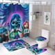 thumbnail image 1 of Juego de Cortina de Ducha y Alfombras Desmarcar Ruby Gillman Kraken 4 Piezas, 1 of 6