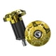 thumbnail image 3 of 2 piezas de tapones para empuñaduras de manillar de motocicleta/reemplazo antivibración 7/8 pulgadas aleación de aluminio manillar tapón de extremo de Oro, 3 of 5