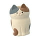 thumbnail image 1 of Estatua De Gato Escritorio Escultura Animal Para Granja Restaurante Sala De Estar Beige Portalápices, 1 of 3