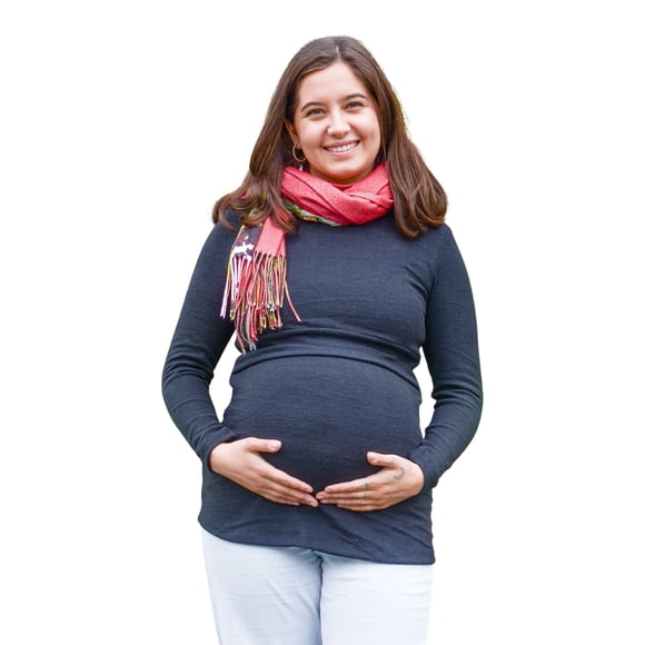 Polera Maternal y Lactancia Negra XL