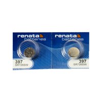 Batería Renata 397 Sr726Sw, 1,55 V, Óxido De Plata (2 Unidades)