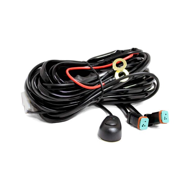 Kit de arneses de cableado LASFIT LED en forma de cápsula de 12 V con interruptor de 2 m