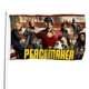 thumbnail image 1 of Peacemaker / Pacificador Bandera impresa con temática, regalo perfecto para fanáticos, amigos y familiares, y adecuada para actividades al aire libre e interiores, decoraciones de fiesta. 120*180CM, 1 of 6