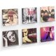 thumbnail image 1 of Estantería de vinilo para discos de pared Meaocer, 30 cm, acrílico, paquete de 6, 1 of 7
