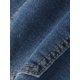 thumbnail image 5 of INSPIRE CHIC Pantalones Cortos de Maternidad para Mujeres, Cintura Elástica sobre el Vientre, Mini Shorts de Verano para Embarazo, Talla XL, Azul Oscuro, 5 of 6