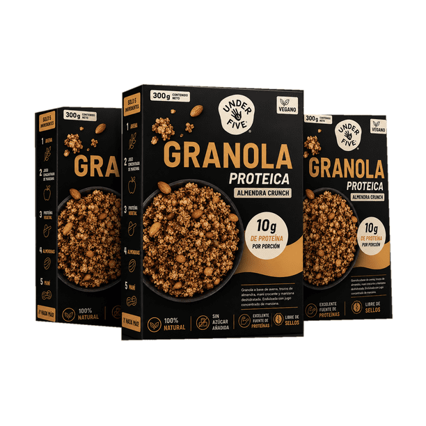 Underfive Pack Granola Almond Crunch X3