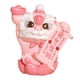 thumbnail image 2 of Estatua De León Chino, Artesanía De Resina, Adorno De Escritorio Para Estante De Gabinete De Entrada, Rosa, 2 of 3