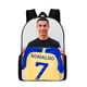thumbnail image 1 of Ronaldo Wallpaper Cr7 Backpack Boys and Girls School Bag Children's School Bag Cartoon Children's Backpack Pen Bag Birthday Gift, 1 of 3