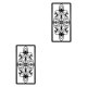 thumbnail image 2 of 2x Panel Decorativo De Arte De Pared Tallado Hueco De Metal 5,9x11,8 Pulgadas Para Decorar La Habitación, 2 of 5