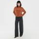 thumbnail image 4 of Sweater Mujer Chenille Rib Camel Corona, 4 of 5