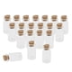 thumbnail image 1 of 20Pcs 7ml Mini frascos vacíos de botellas de vidrio transparente con tapones de corcho para almacenamiento, 1 of 5