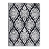 Modalfo - Alfombra Kashan King Negra 244 X 305 Cm