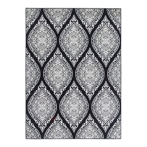 Modalfo - Alfombra Kashan King Negra 244 X 305 Cm