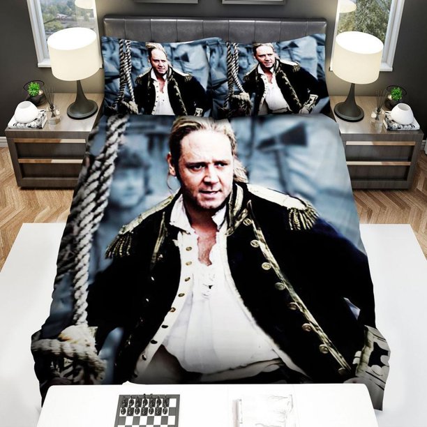 Master And Commander Far Side Of The World Jack Aubrey Quilt Duvet Cover Set3-Piece Bedding Set