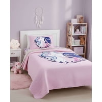 Imac Hogar - Cubrecama Infantil Quilt Sherpa Otoño Invierno Plaza Y Media