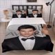 thumbnail image 1 of Taylor Lautner Bedding Set Featuring Taylor Lautner at The Golden Globe Awards. This Soft And Comfortable Bedding Set, 1 of 5