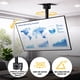 thumbnail image 3 of Soporte TV Techo Ajustable Inclinable Para Pantallas De 32 A 70 Pulgadas Base Metalica Reforzada Carga 68kg Perno Seguridad Color Negro FIGOIMPORT, 3 of 8