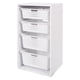 thumbnail image 2 of Organizador corredizo Your Zone de 4 cajones blanco de 79 cm, 2 of 3