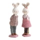 thumbnail image 3 of 2 Piezas Figuras De Conejos De Pareja De Pascua Decoración De Pascua Linda Para Jardín De Césped Estilo B, 3 of 3