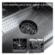thumbnail image 3 of Lavaplatos 80x50cm Acero 304 Con Lavavasos Empotrable Moderno Negro, 3 of 3