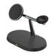 thumbnail image 3 of Cargador 3 En 1 Estación De Carga Resistente Y Fácil De Usar Para Auriculares, Relojes, Oficina, Negro, 3 of 3