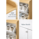 thumbnail image 4 of Mueble Zapatero organizador Velux 18 Pares Blanco con madera Reforzado 15mm, 4 of 8