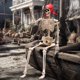 thumbnail image 3 of Decoración de Halloween Esqueleto JOYIN Pirata Posable de 153 cm, 3 of 9
