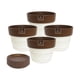thumbnail image 3 of Set de 4 Maceta Greta 16cm Blanca y sus platos, 3 of 3