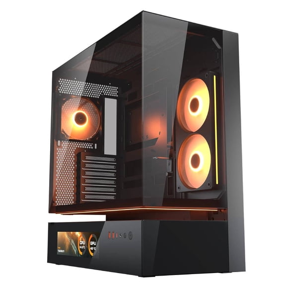 Gabinete Cougar CF235 Vision, Mid-Tower, ATX, Negro